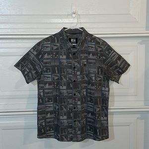 Hippytree Button Up Shirt - Mens L - Gray - Great Condition